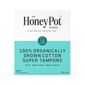 The Honey Pot Company Organic Cotton Super, BPA-Free Applicator Tampons
