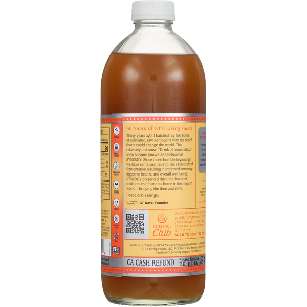 Synergy Peach Paradise Kombucha