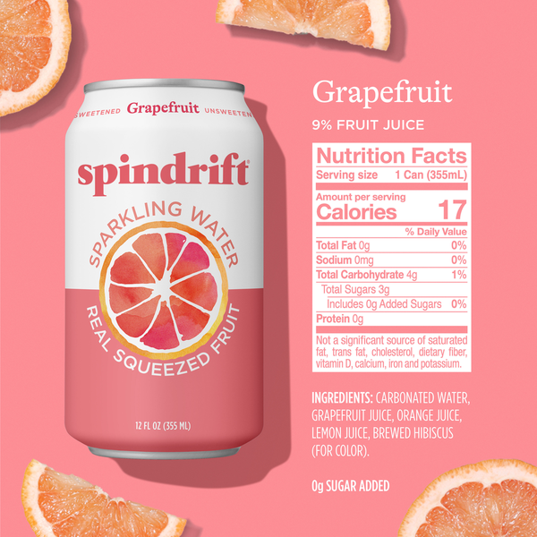 Spindrift Sparkling Water Grapefruit