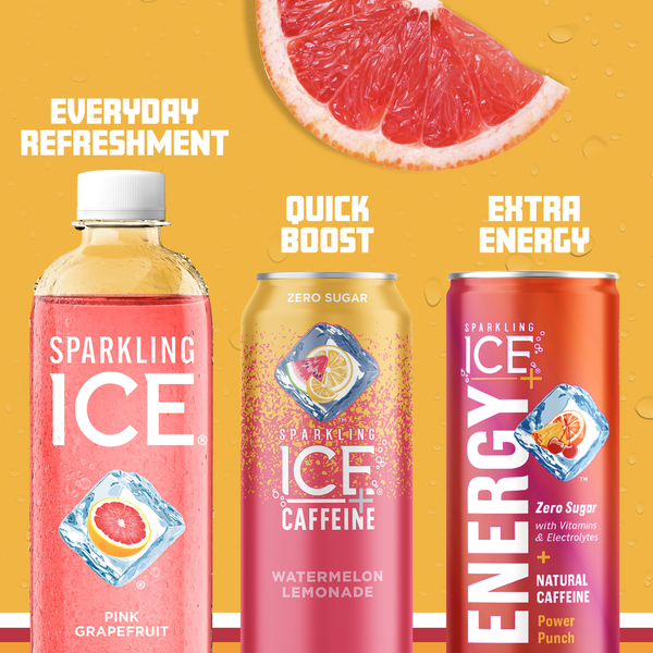 Sparkling Ice® Zero Sugar Pink Grapefruit Flavored Sparkling Water
