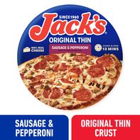Jack's Original Thin Crust Sausage & Pepperoni Piz...
️