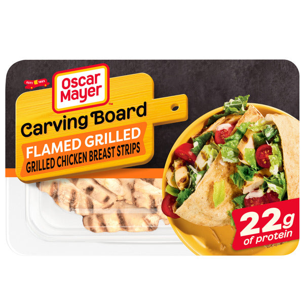 Oscar Mayer Carving Board Flame Grilled Chicken Breast Strips