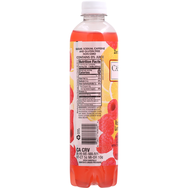 Cascade Ice Sparkling Water, Zero Calories, Raspberry Lemonade