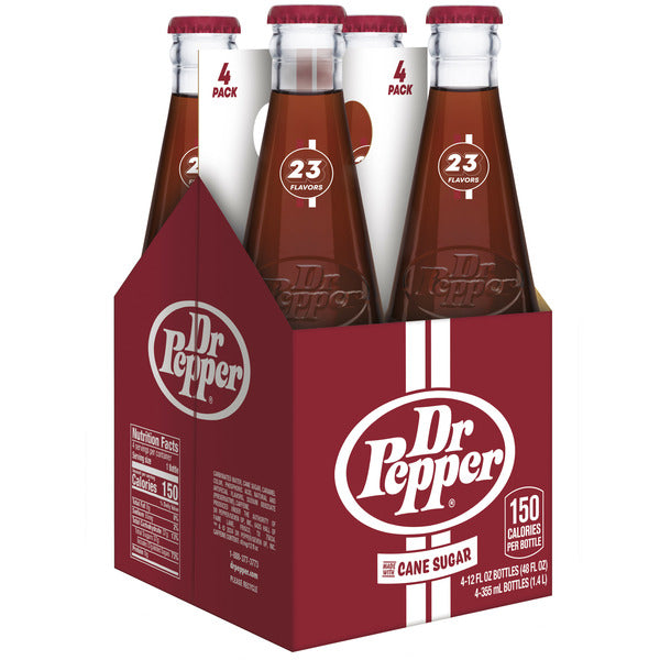 Dr Pepper Cane Sugar Soda