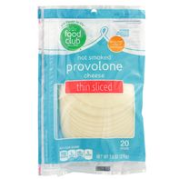 Food Club Not Smoked Provolone Thin Sliced Cheese️