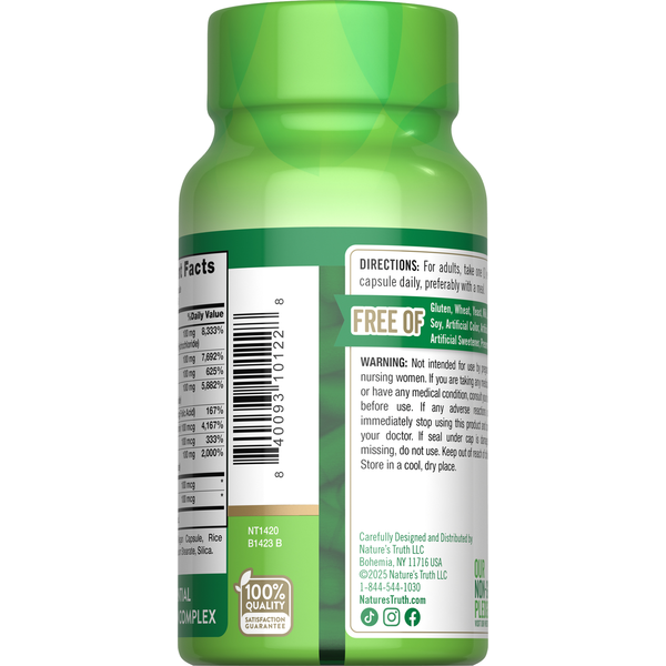 Nature's Truth Vitamin B-Complex Capsules