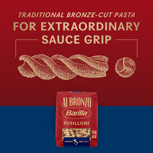 Barilla Al Bronzo Fusilloni Pasta