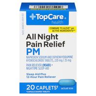 TopCare All Night Pain Relief, PM, Caplets️