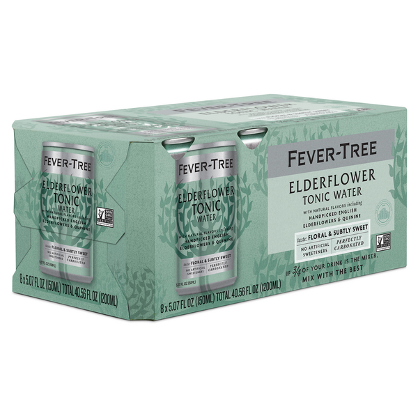 Fever-Tree Elderflower Tonic Water 8x150ml