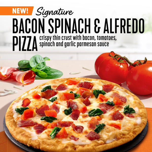 Lean Cuisine Bacon Spinach & Alfredo Pizza