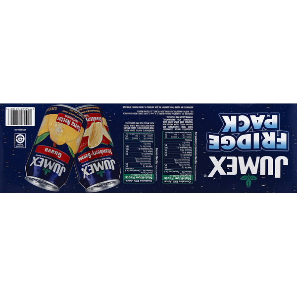 Jumex Nectar, Guava, Strawberry-Banana, Fridge Pack