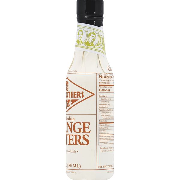 Fee Brothers Bitters, Orange, West Indian
