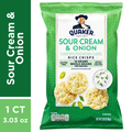 Quaker Rice Crisps, Sour Cream & Onion