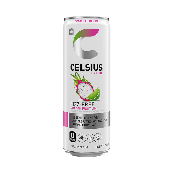 Celsius Fizz Free Dragonfruit Lime, Energy Drink
