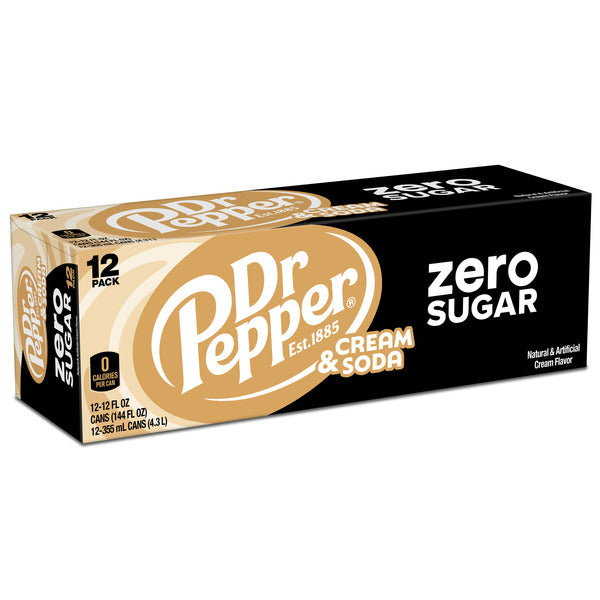 Dr Pepper Zero Sugar Soda