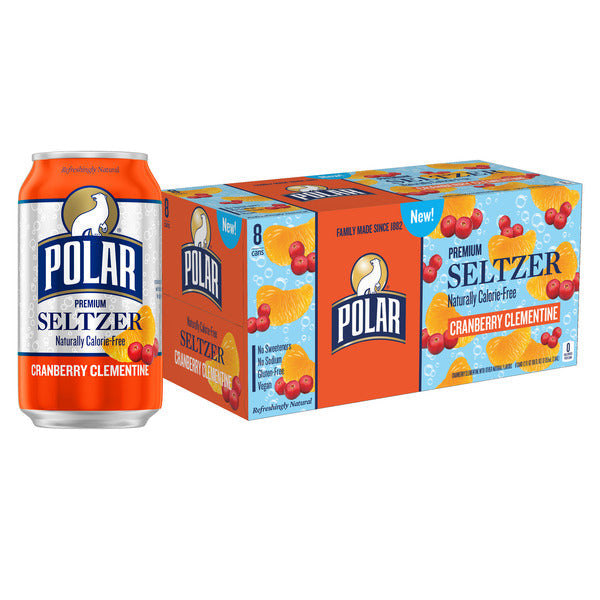Polar Seltzer  Cranberry Clementine