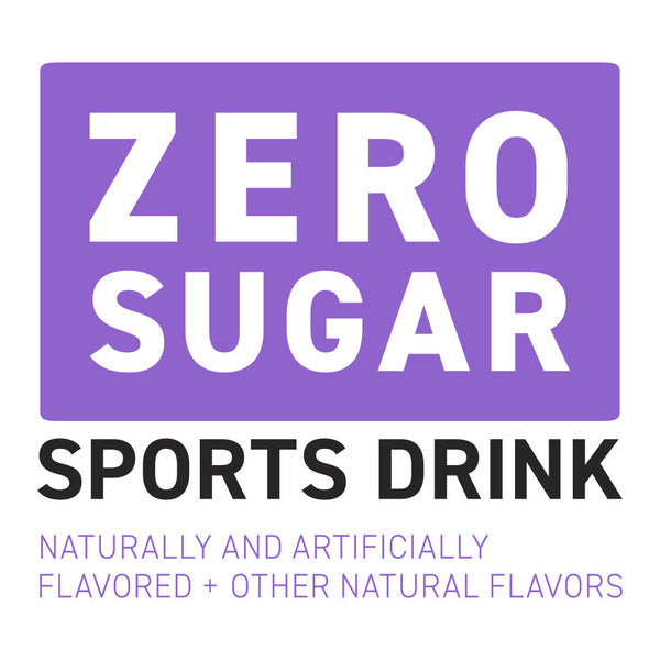 POWERADE Grape Zero Sugar Sports Drink Bottles