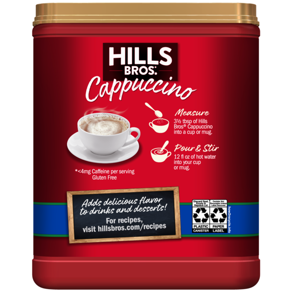 Hills Bros. Drink Mix, French Vanilla, Decaf
