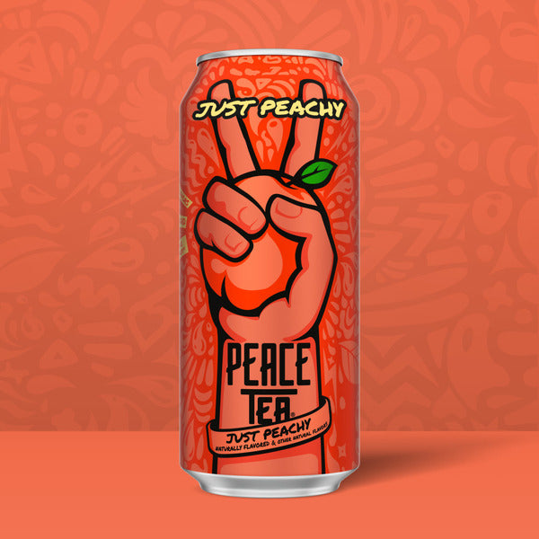 Peace Tea Just Peachy Iced Tea Can