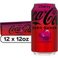 Coca Cola Zero Sugar Cherry Soda Fridge Pack Cans