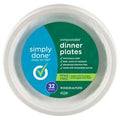 Simply Done Compostable 10.25 Inch Dinner Plates️
