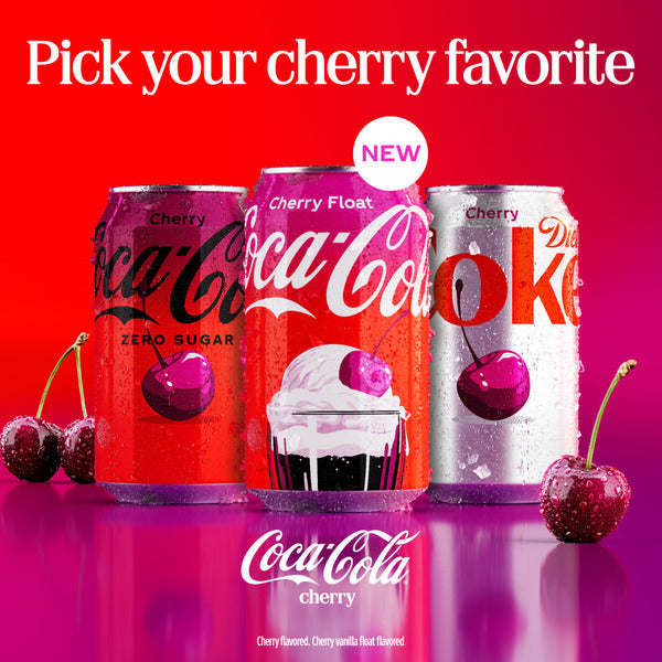 Coca-Cola Cherry Soda Bottles