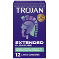 Trojan Extended Pleasure Climax-Control Latex Lubricated Condoms