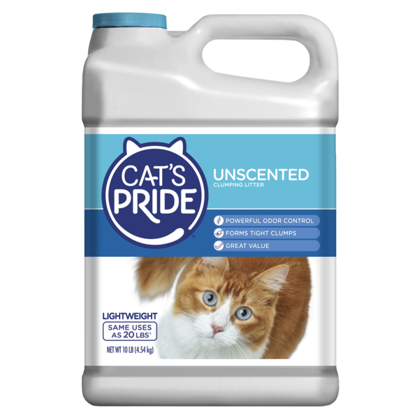 Cat's Pride Unscented Scoopable Lightweight Clumping Clay Cat Litter