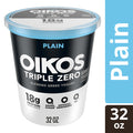 Oikos Zero Plain Nonfat Greek Yogurt Tub