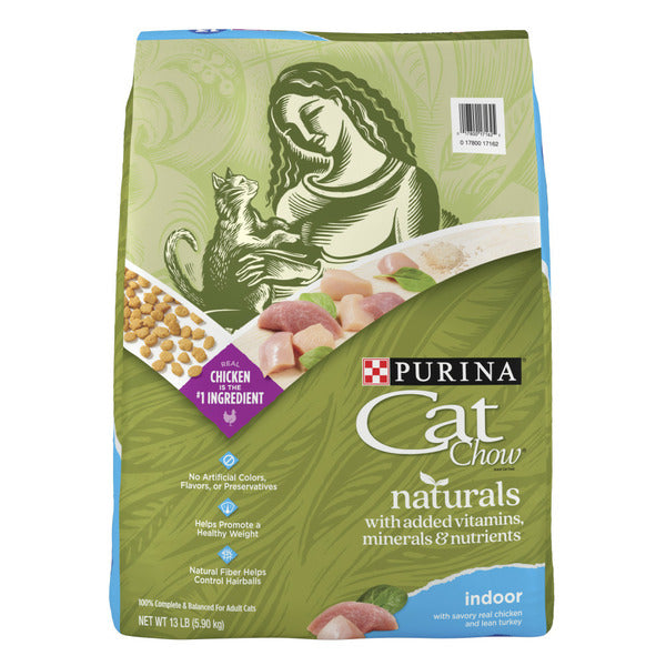 Purina Cat Chow Hairball, Healthy Weight, Indoor, Natural Dry Cat Food, Naturals Indoor