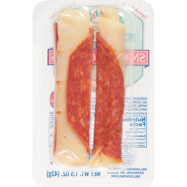 BelGioioso Fontina Cheese & Pepperoni Snacking Rolls