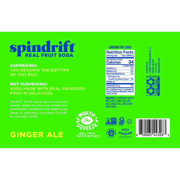 Spindrift Ginger Ale