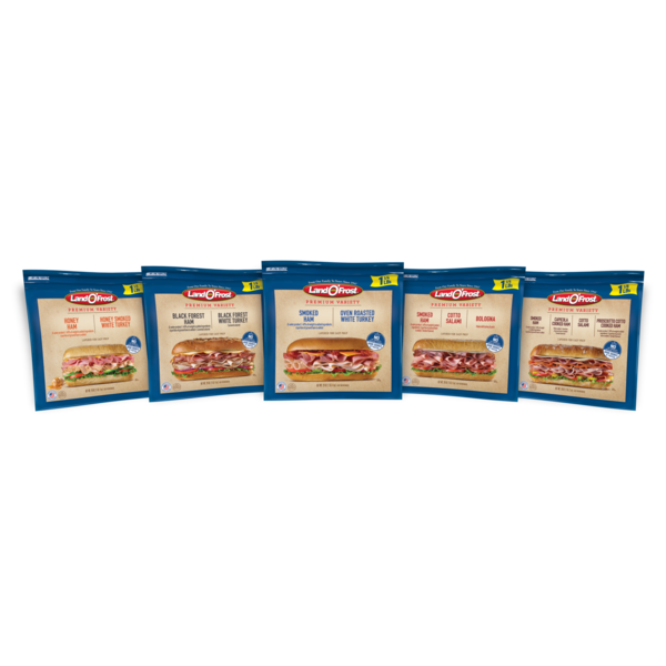 Land O’Frost Sub Sandwich Kit, Classic Ham & Turkey, Premium, Vacuum Packed