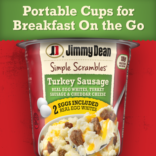 Jimmy Dean Simple Scrambles Turkey Sausage, 5.35 oz.