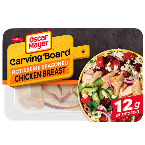 Oscar Mayer Rotisserie Seasoned Chicken Breast Sliced Deli Sandwich Lunch Meat