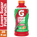 Gatorade Lower Sugar Electrolyte Sports Drink, Fruit Punch