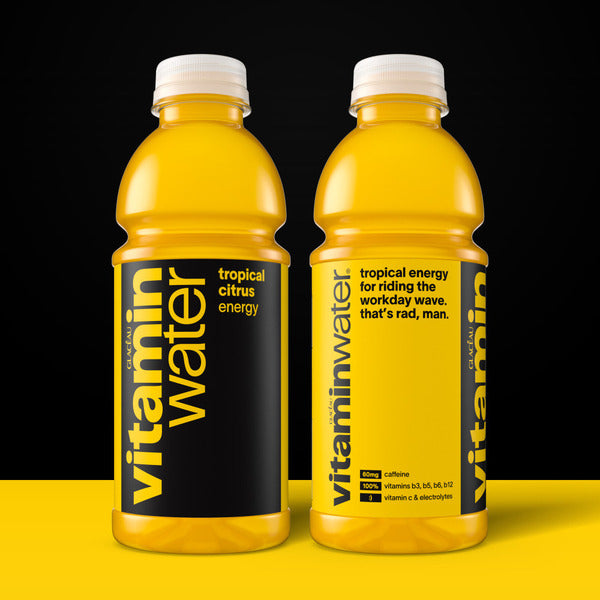 Vitaminwater Energy Tropical Citrus Flavored Water Beverage Bottle