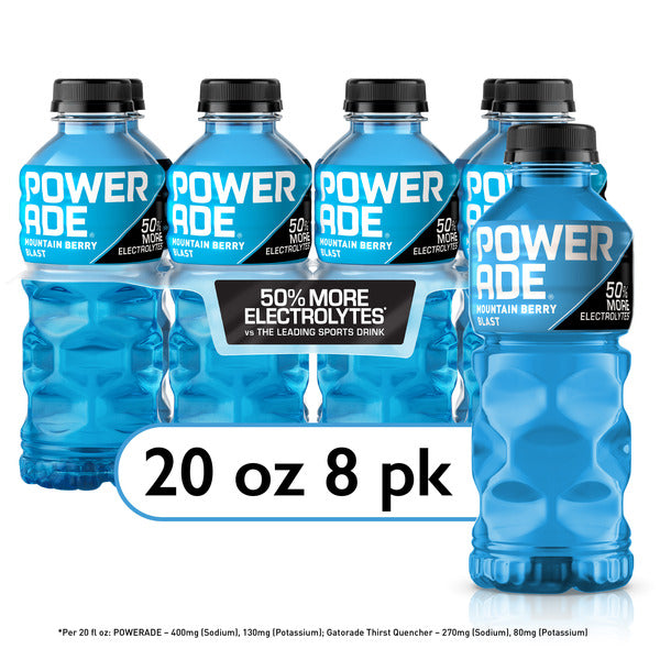 POWERADE Mountain Berry Blast Sports Drink Bottles