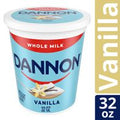 Dannon Vanilla Whole Milk Yogurt, Good Source of C...
️