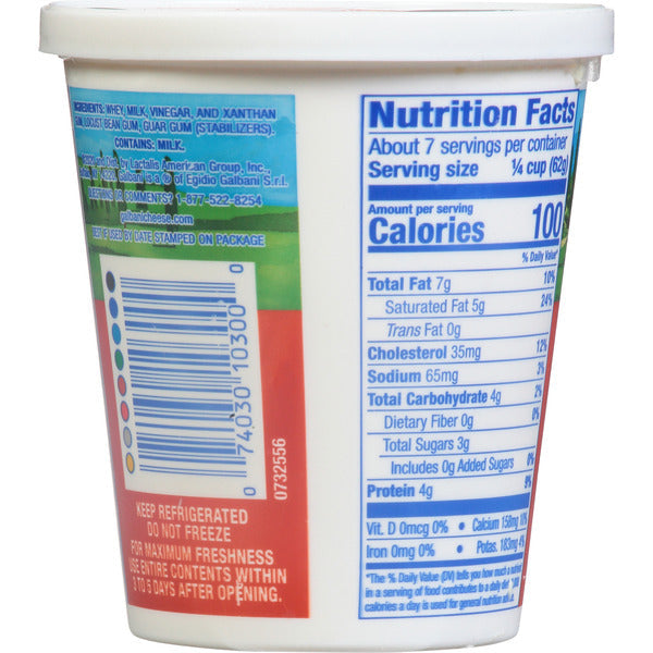 Galbani Whole Milk Ricotta