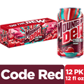 Mountain Dew Code Red Soda - Pack