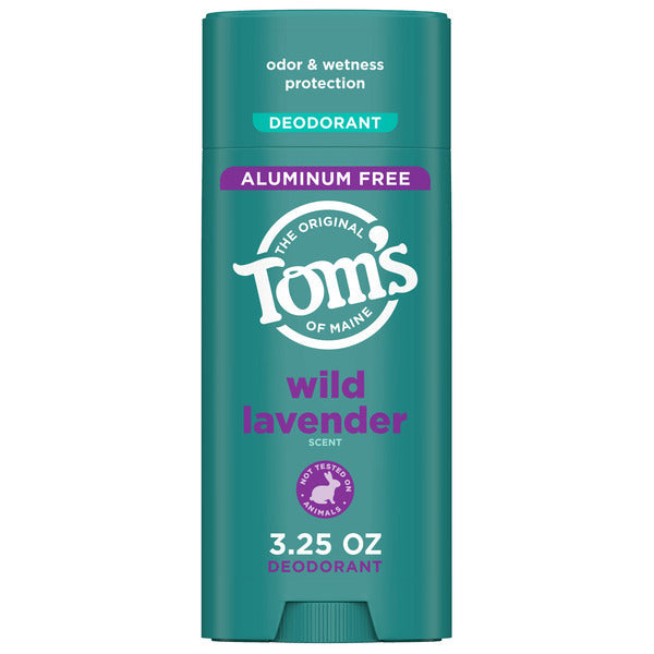 Tom's Wild Lavender Natural Deodorant For Women And Men, Aluminum Free