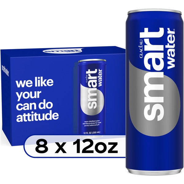 smartwater Vapor Distilled Water Cans