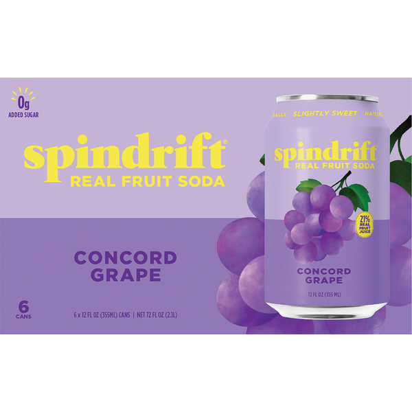Spindrift Concord Grape Soda