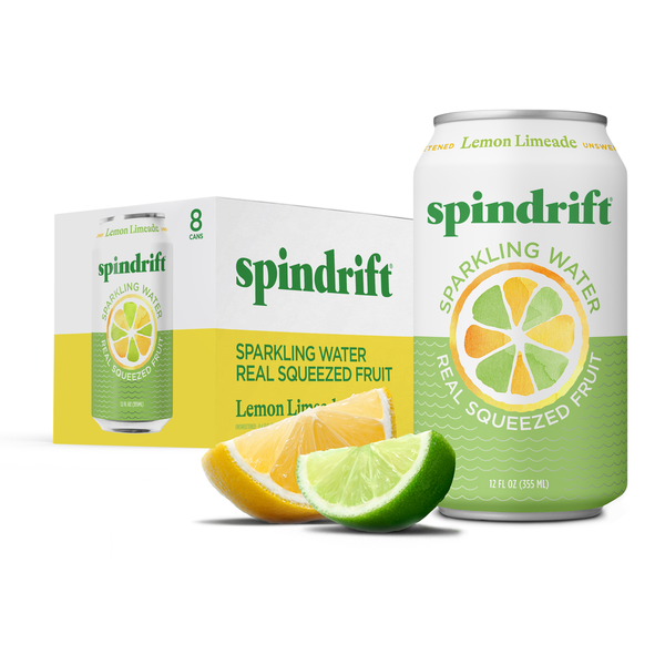 Spindrift Unsweetened Lemon Limeade Sparkling Water