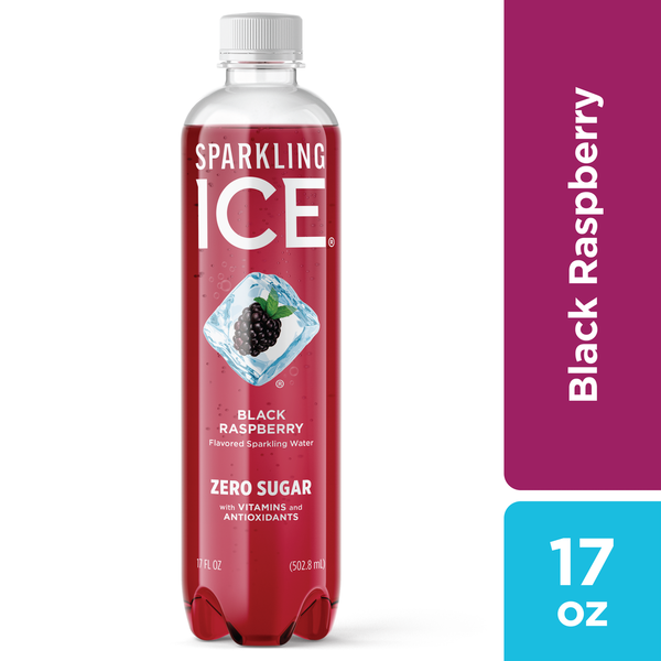 Sparkling Ice® Sparkling Water, Zero Sugar, Black Raspberry