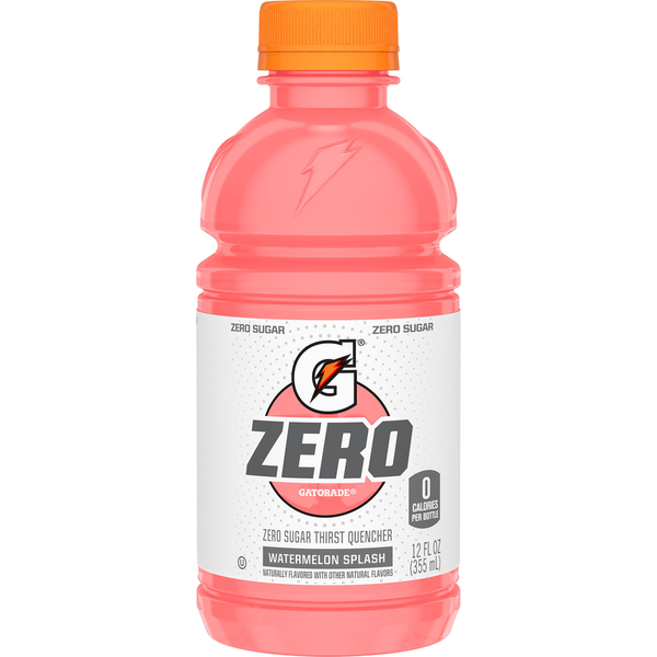 Gatorade Thirst Quencher, Zero Sugar, Watermelon Splash, 12-Pack