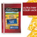 Sargento Ultra Thin® Natural Colby-Jack Sliced Cheese, 20 Slices