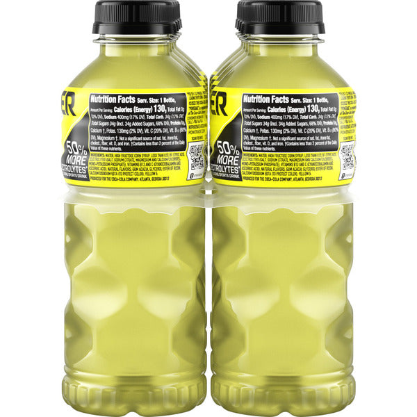 POWERADE Electrolyte Enhanced Sports Drinks with vitamins, Lemon Lime
