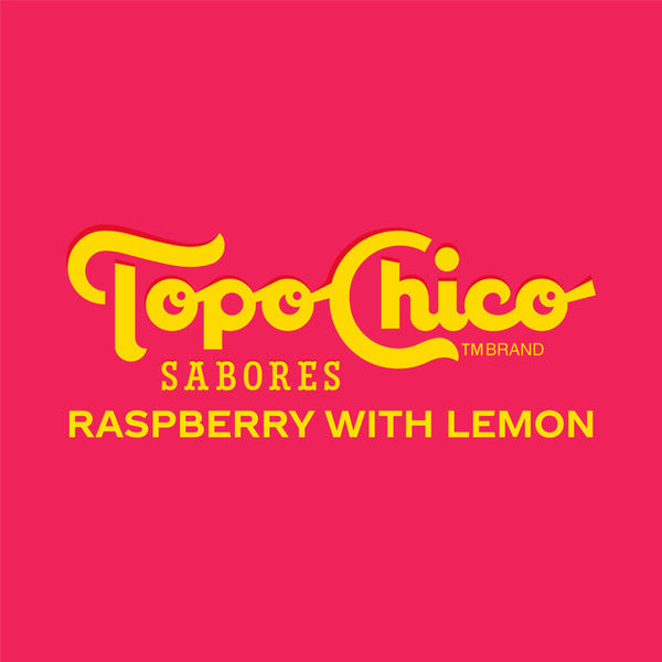 Topo Chico Sabores Raspberry with Lemon Sparkling Water Cans